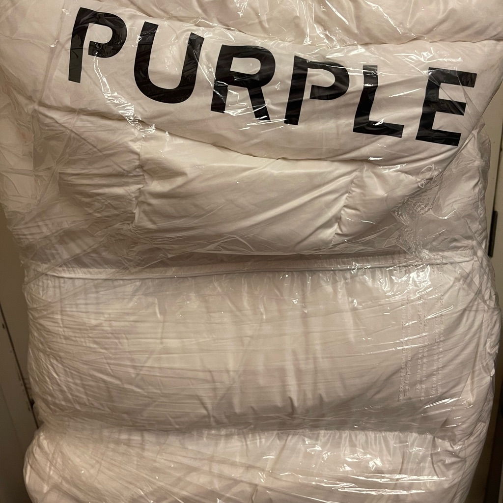 Purple Brand Label Coat Size Lg